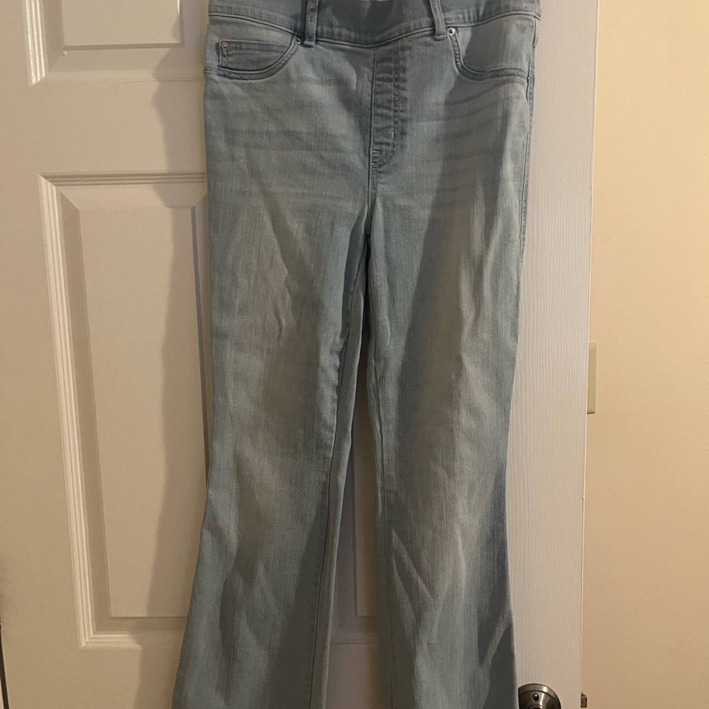 SPANX Light Blue Flare Jeans